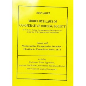 Ajit Prakashan's Model Bye Laws of Co-operative Housing Society including Election to Committee Rules, 2014 [English]